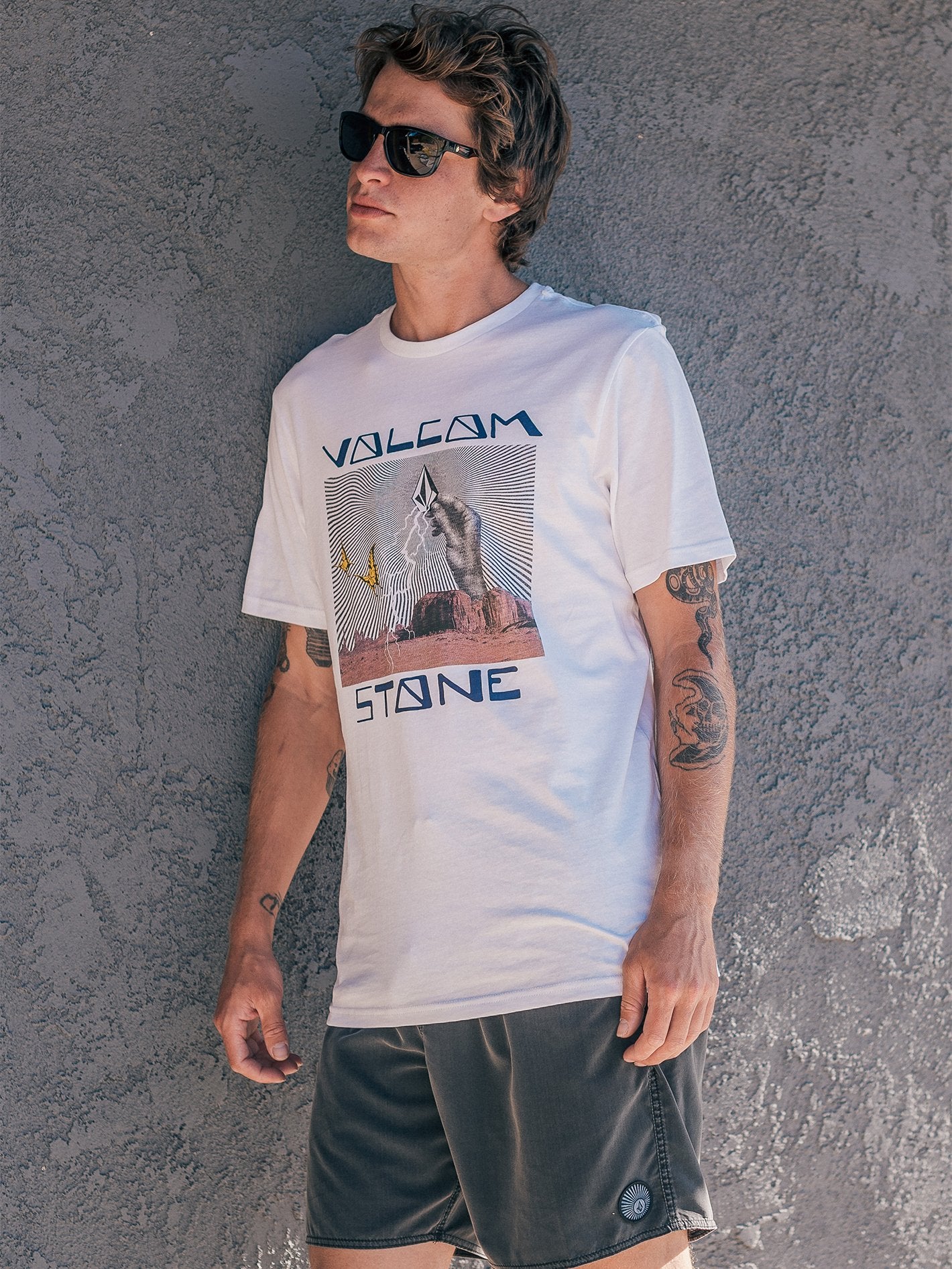 T-Shirt Stone Strike - WHITE