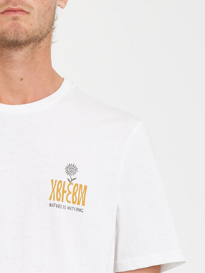 Daisy Flip T-Shirt - WHITE