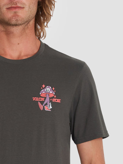 Mr Liberty T-Shirt - GESPÜLTES SCHWARZ