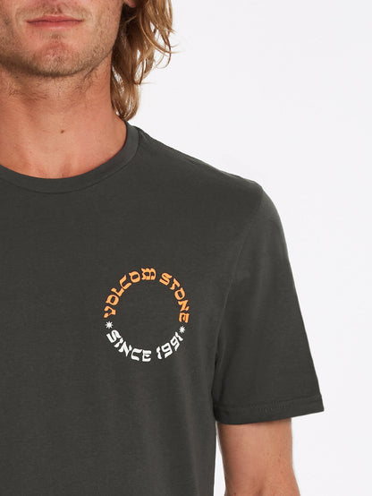 T-shirt Stone Portal - RINSED BLACK