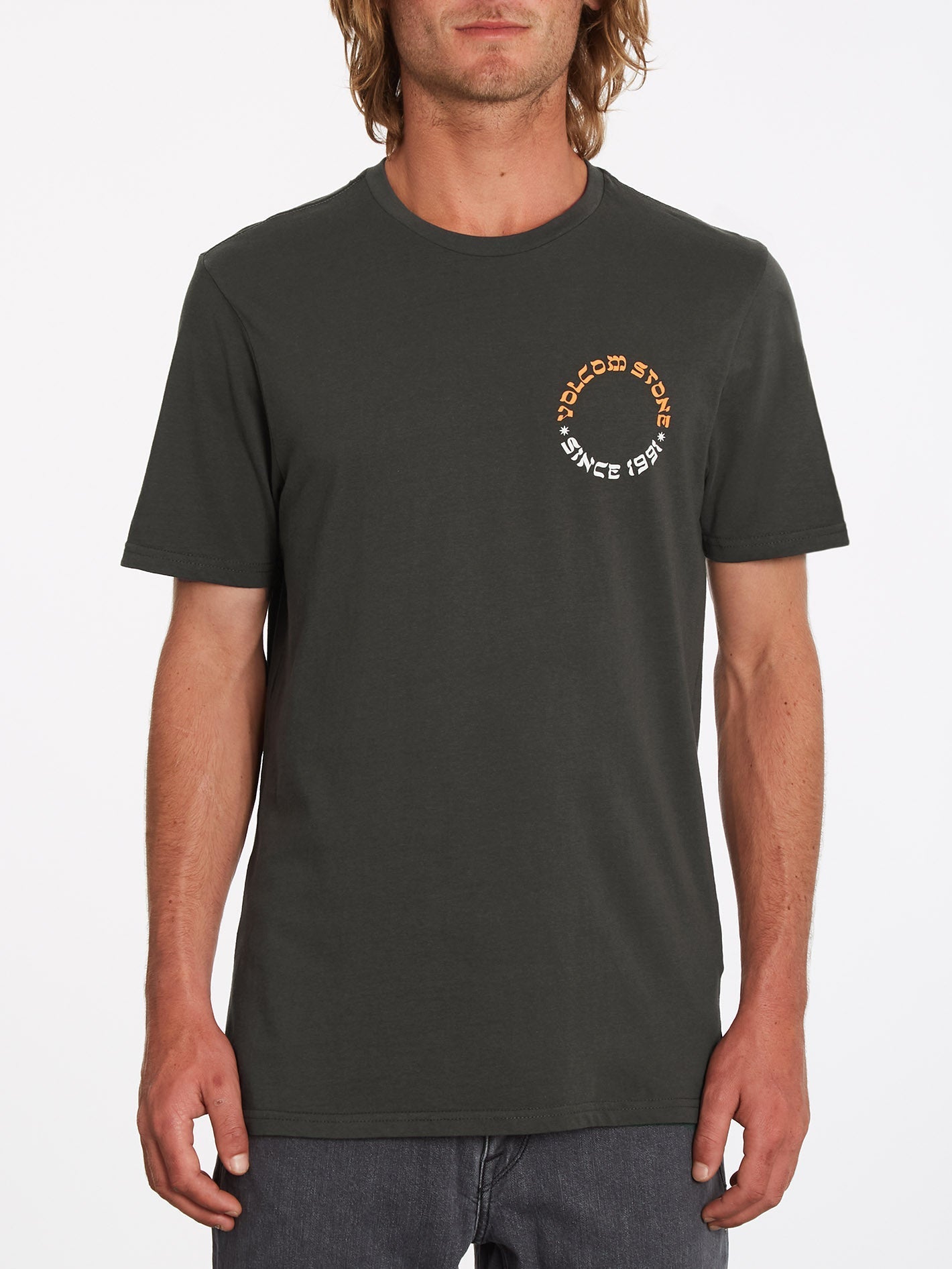 T-shirt Stone Portal - RINSED BLACK
