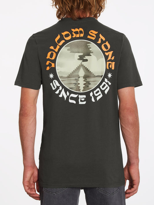 T-shirt Stone Portal - RINSED BLACK