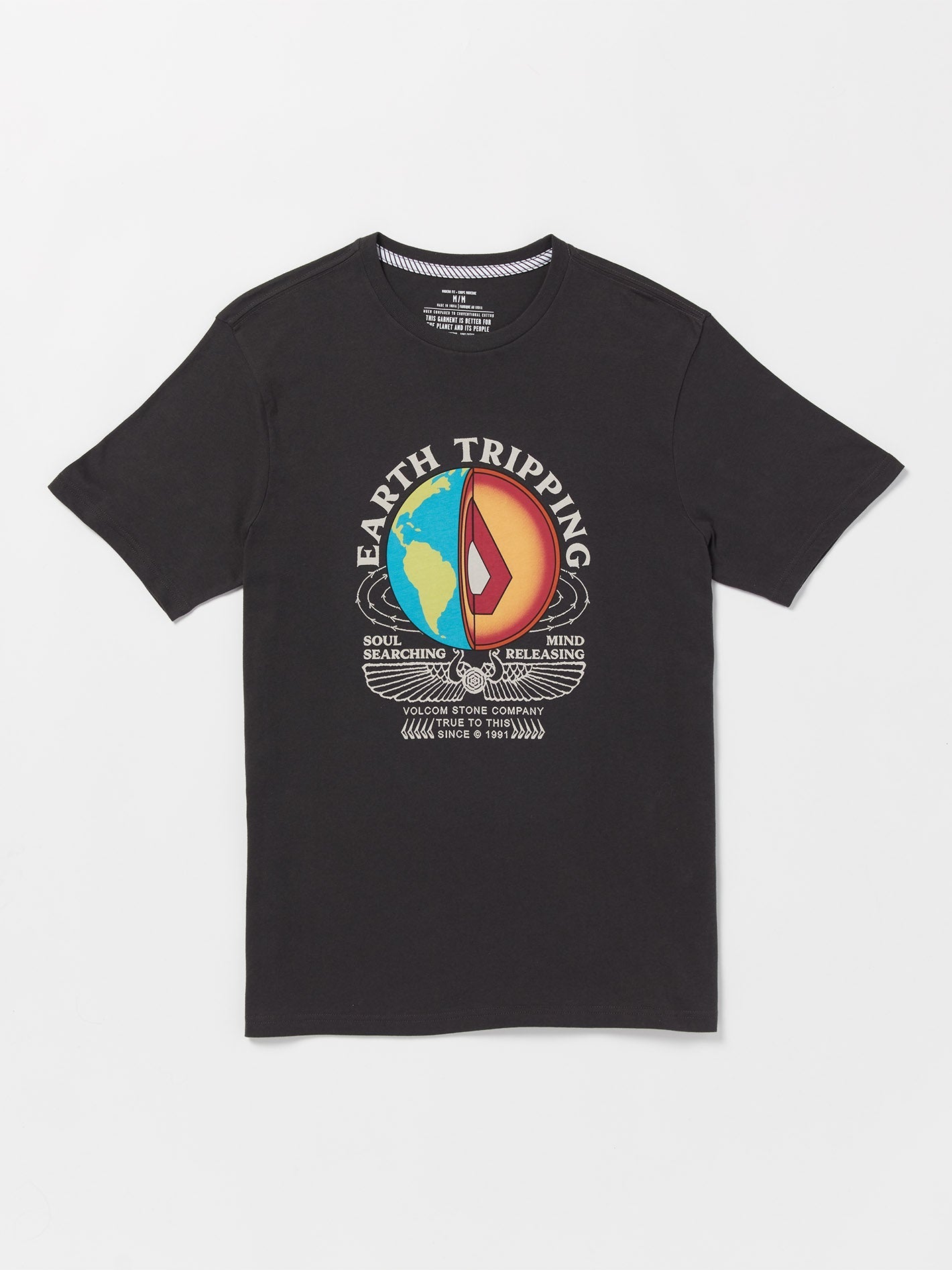 Abschnitt Farm To Yarn T-Shirt - STEALTH