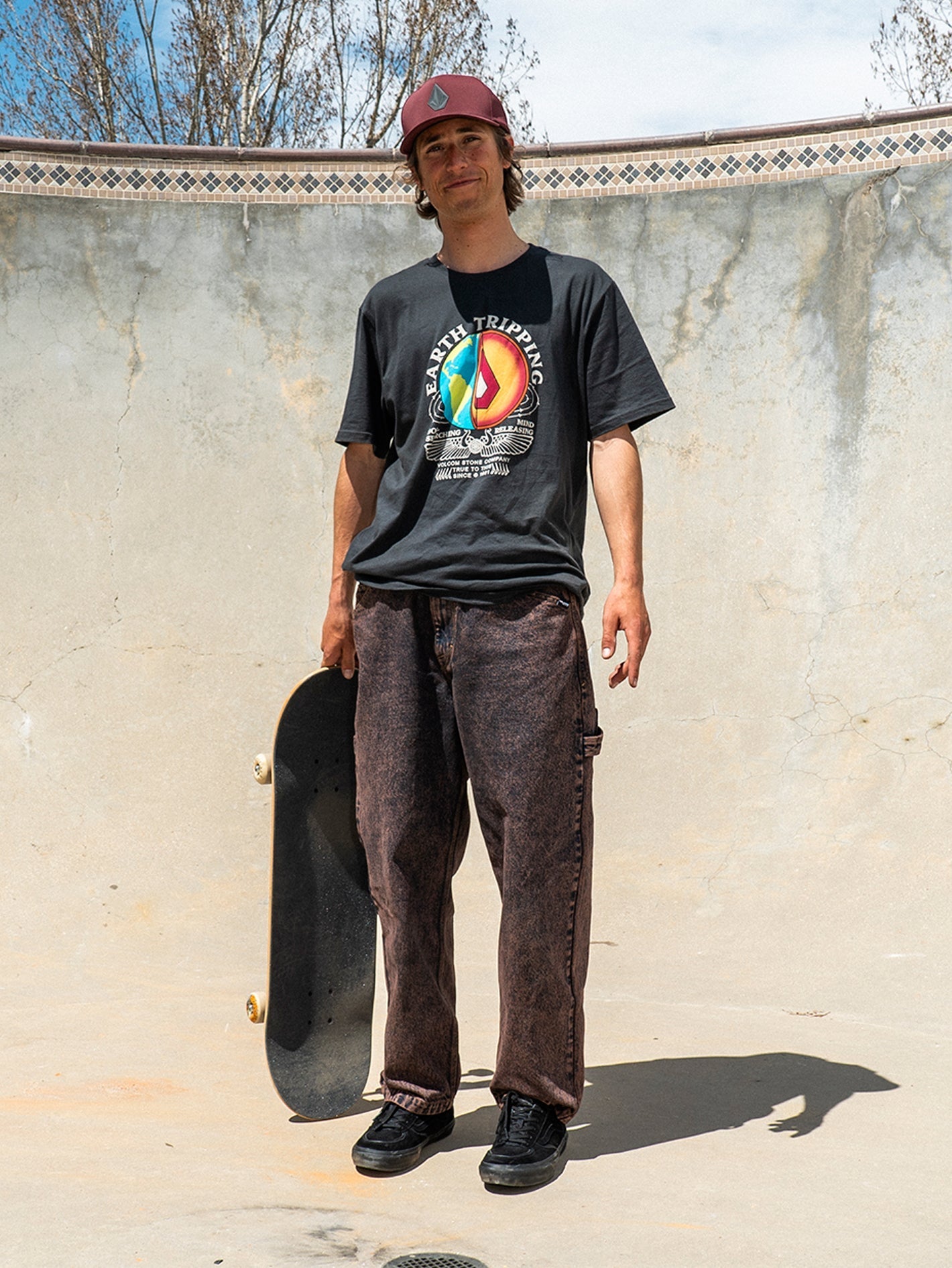 Abschnitt Farm To Yarn T-Shirt - STEALTH