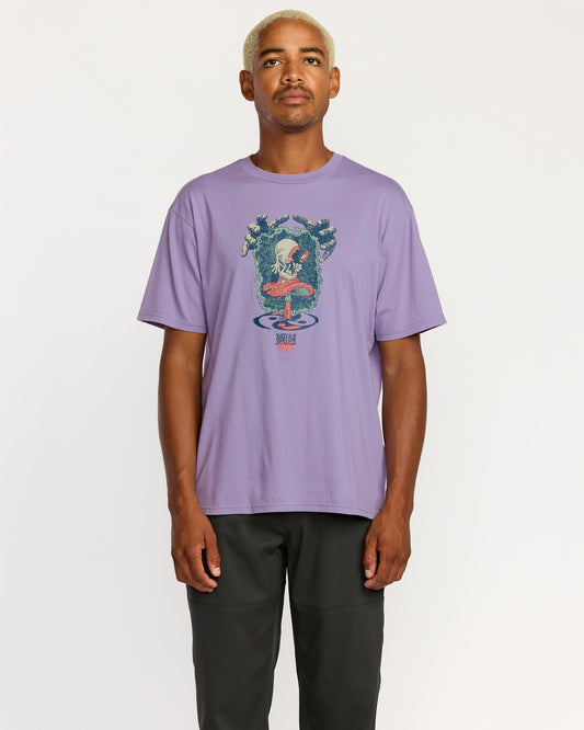 Stone Matter T-Shirt - Lila Asche