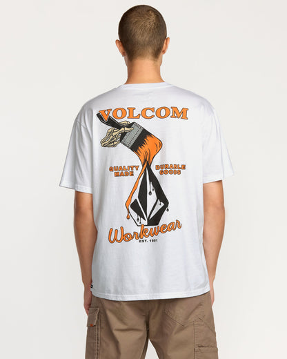 Emaille-T-Shirt - Weiß