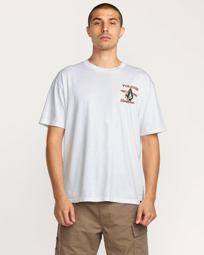 Emaille-T-Shirt - Weiß