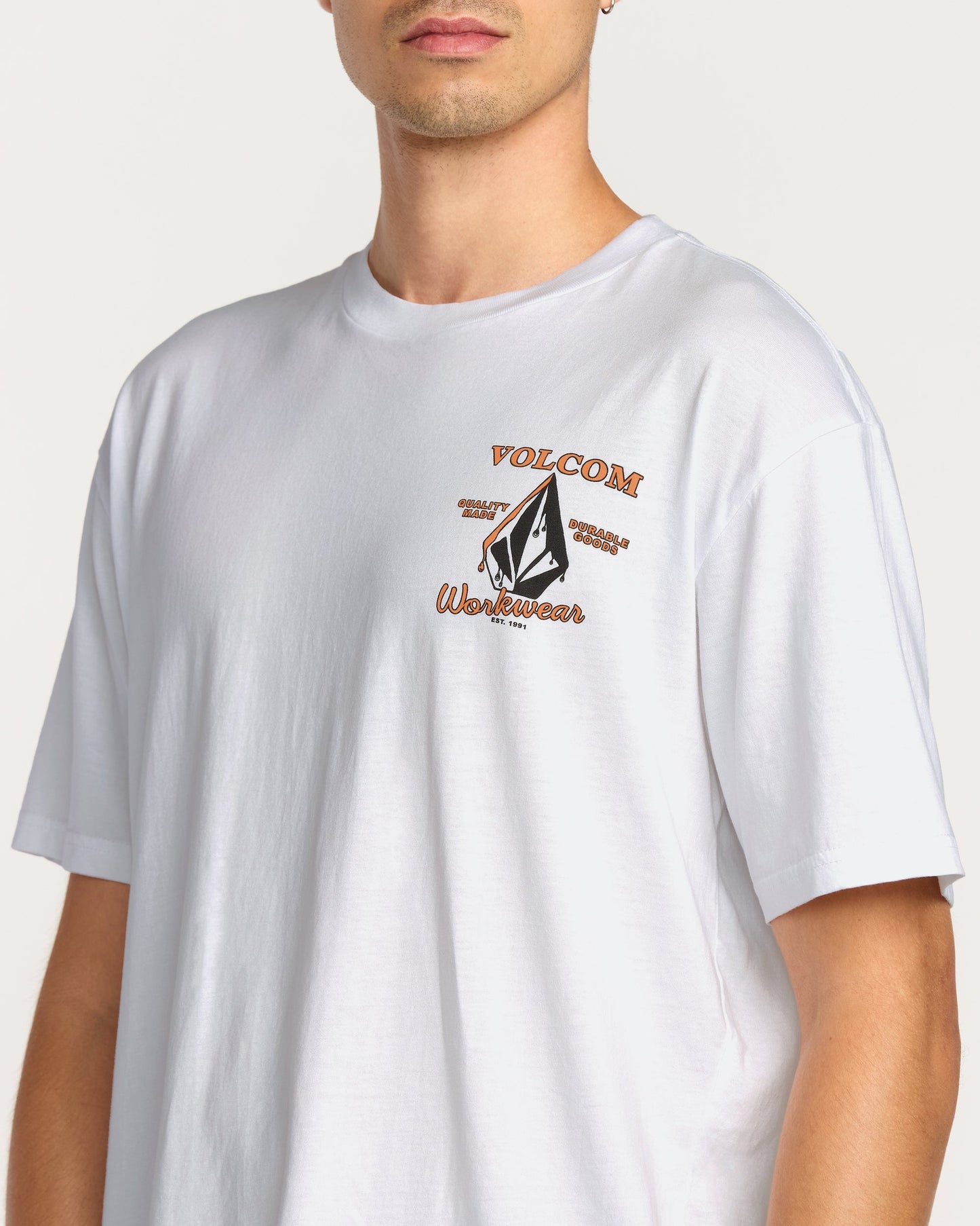 Emaille-T-Shirt - Weiß