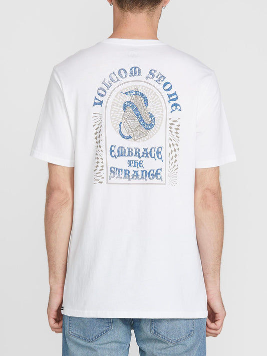 Spun T-shirt à manches courtes avec poches - WHITE