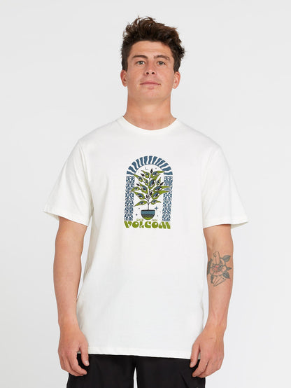 Delight Farm To Yarn" T-Shirt - OFF WHITE