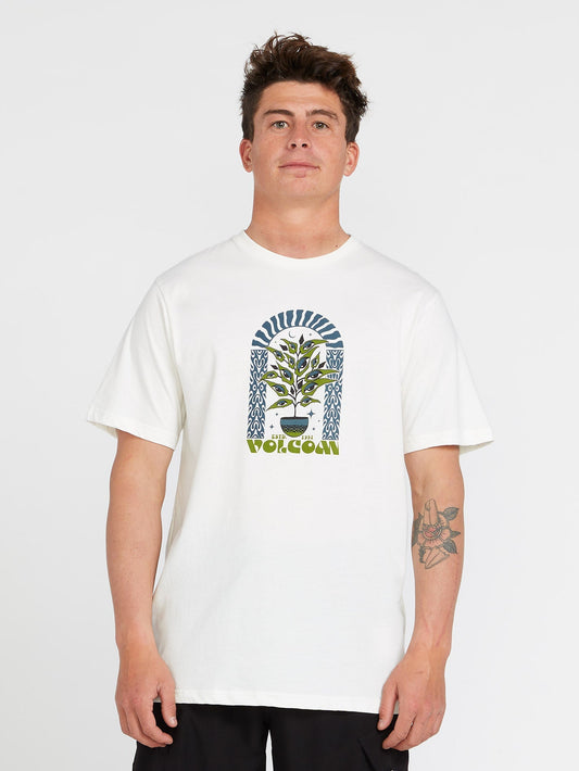 Delight Farm To Yarn" T-Shirt - OFF WHITE