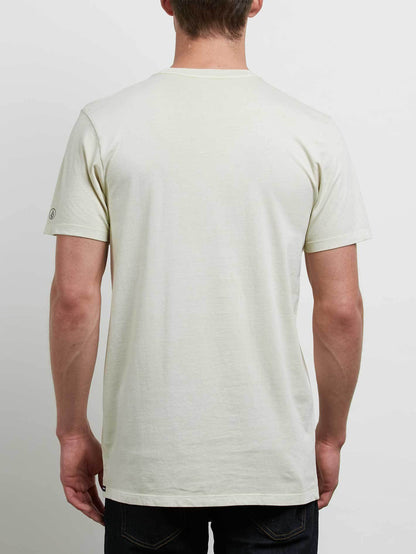 Pale Wash Solid Short Sleeve T-Shirt - Clay