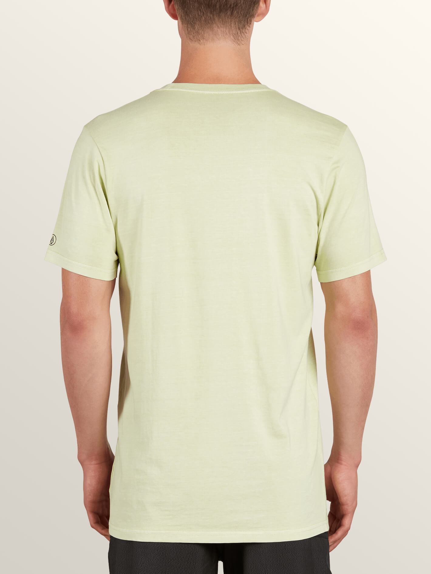 Pale Wash Solid Short Sleeve T-Shirt - Mist Green