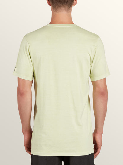 Pale Wash Solid Short Sleeve T-Shirt - Mist Green