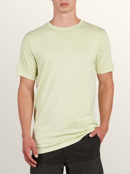 T-Shirt Manches Courtes Pale Wash Solid - Mist Green
