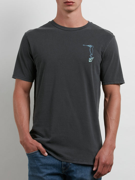 T-shirt à manches courtes Burch Bird - Black