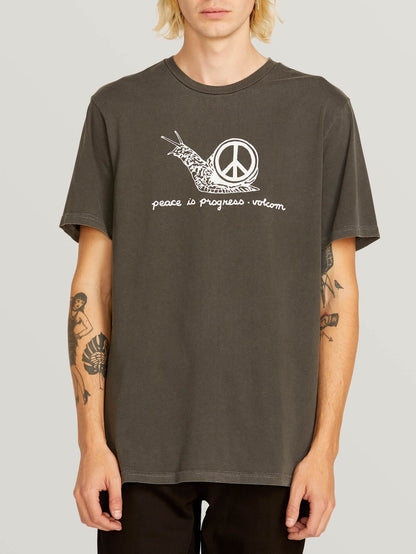 T-shirt Peaceisprogress - Black