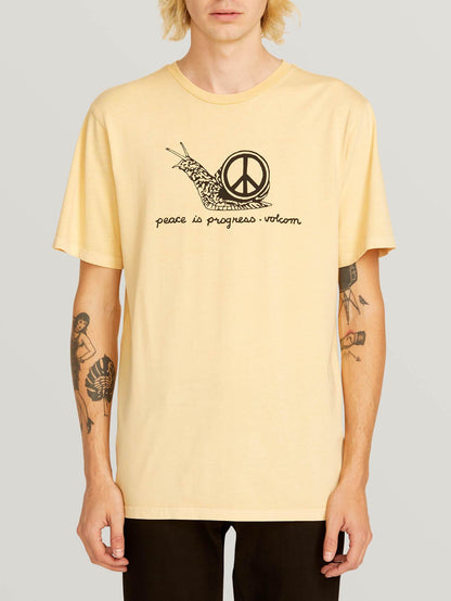 T-shirt Peaceisprogress - Light Peach