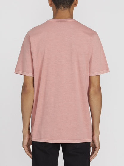 Solid Stone Emb T-shirt - SANDSTONE
