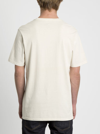 T-shirt Solid Stone Emb - White Flash