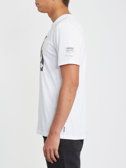 Schnipps T-shirt - WHITE FLASH