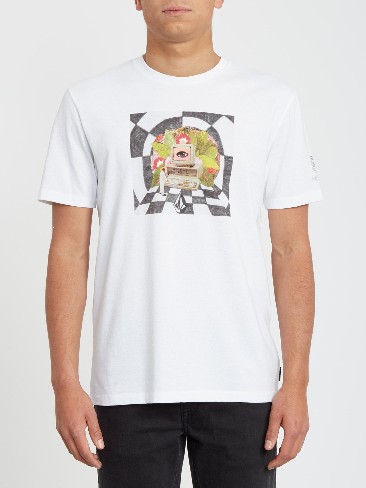 Schnipps T-shirt - WHITE FLASH