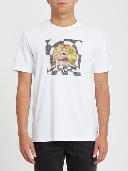 Schnipps T-shirt - WHITE FLASH