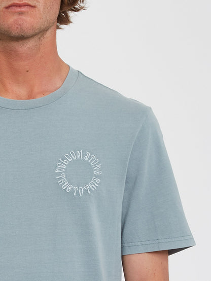 T-Shirt mit Kreis-Emblem - STORMY SEA