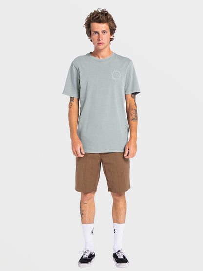 T-Shirt mit Kreis-Emblem - STORMY SEA
