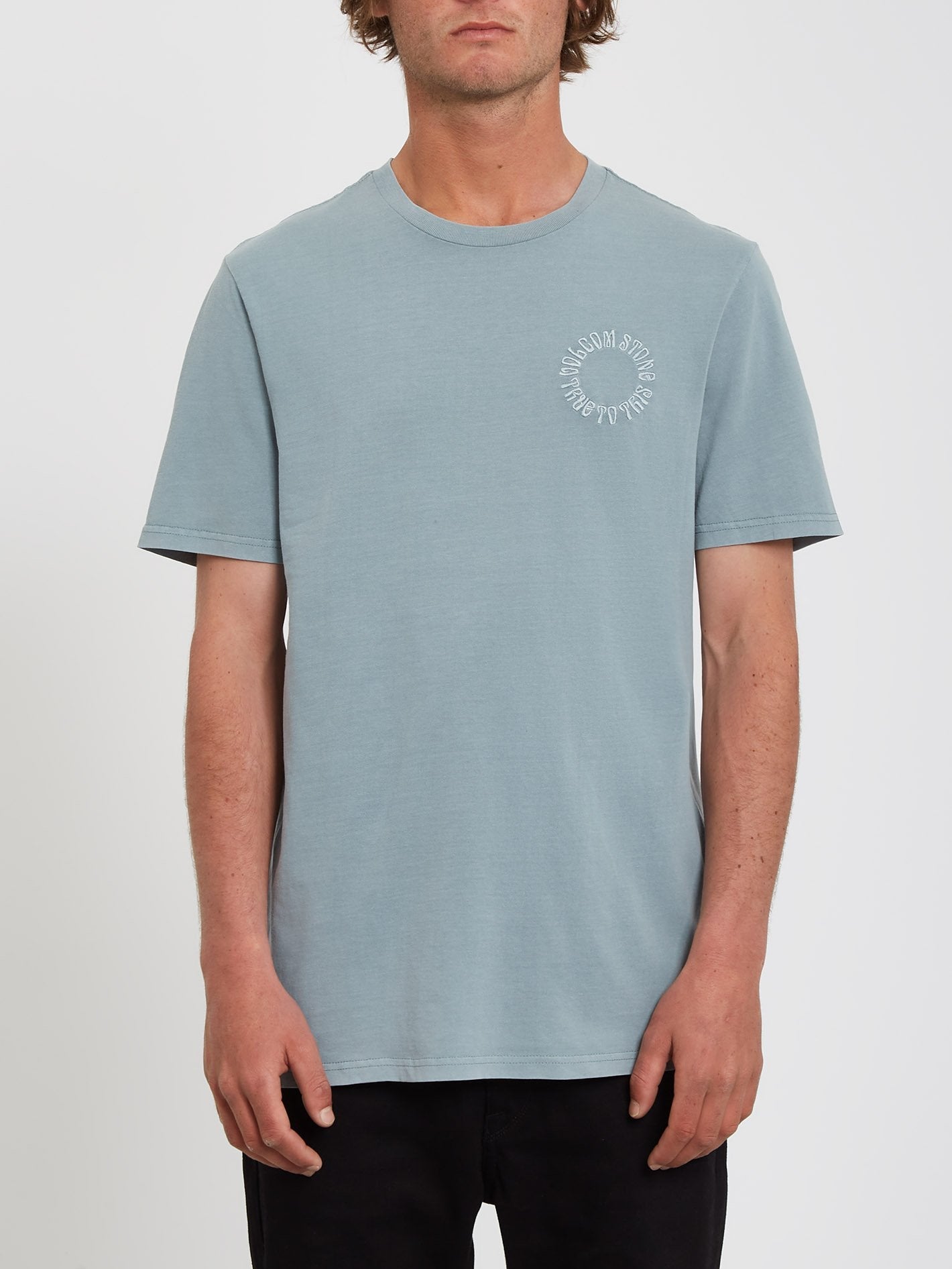 T-Shirt mit Kreis-Emblem - STORMY SEA