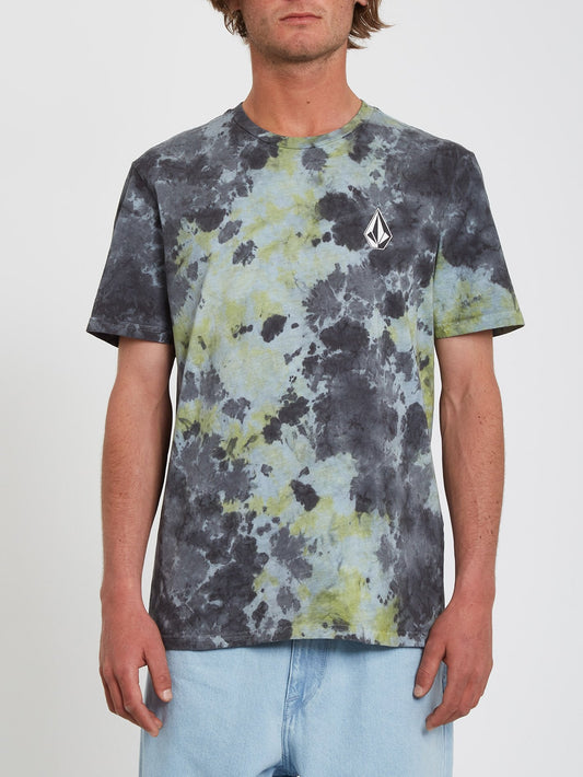 T-shirt Iconic Dye - LIME TIE DYE