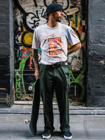 Egle Zvirblyte 2 T-shirt - ANGLED BLEACH WASH