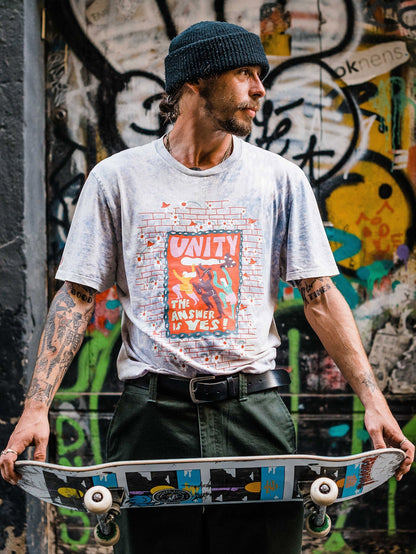 Egle Zvirblyte 2 T-shirt - ANGLED BLEACH WASH