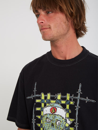 Richard French T-shirt - BLACK