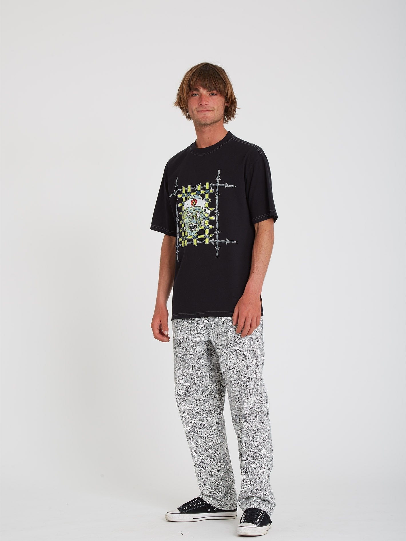 Richard French T-shirt - BLACK