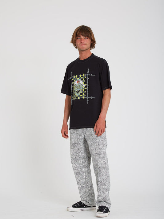 T-shirt Richard French - BLACK