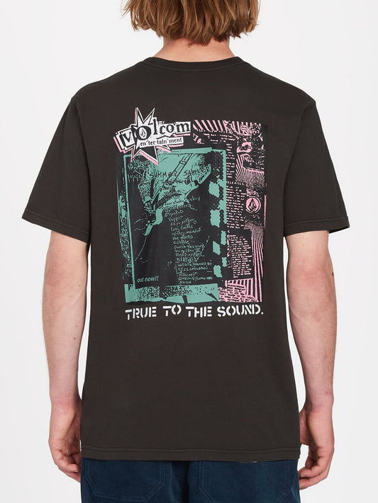 T-shirt V Entertainment - RINSED BLACK