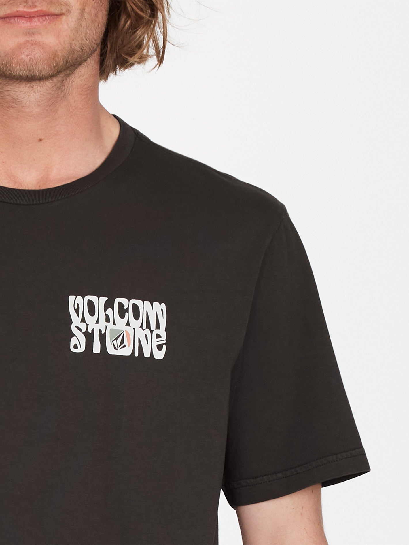 T-shirt Feline - RINSED BLACK