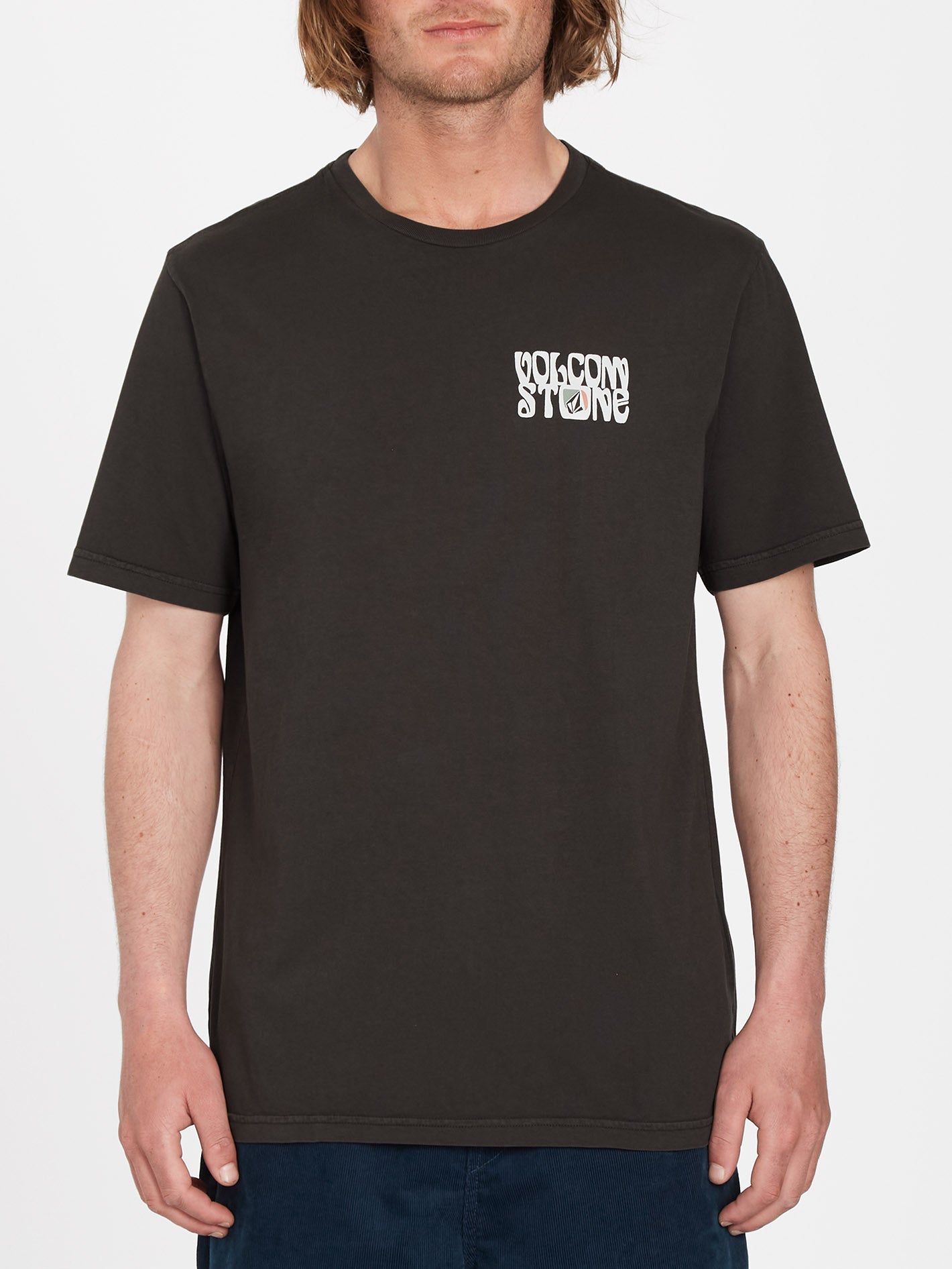 T-shirt Feline - RINSED BLACK