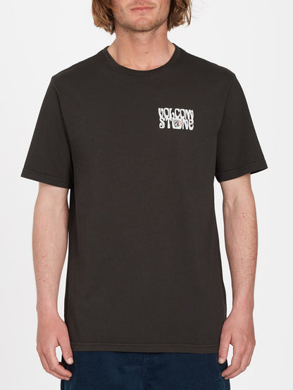 T-shirt Feline - RINSED BLACK