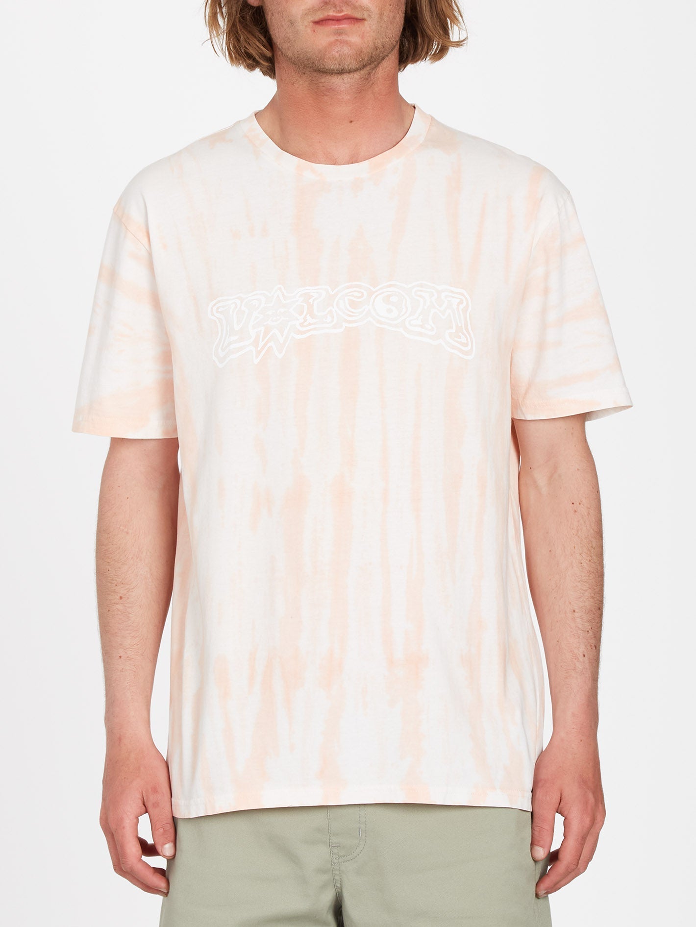 Trippin Dye T-Shirt - PEACH BUD