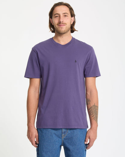 T-Shirt Solid Stone - Dark Purple