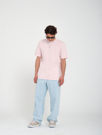 Solid Stone T-Shirt - LILA ASH