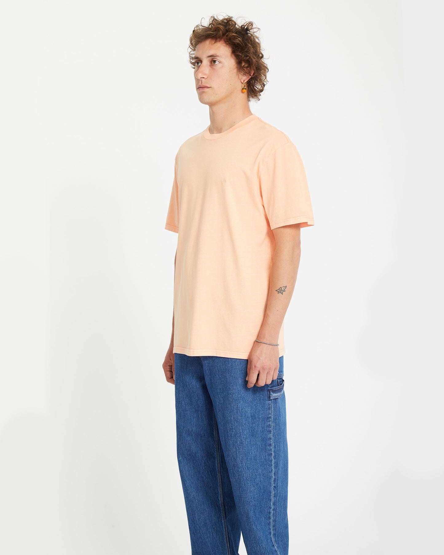 Solid Stone T-Shirt - Heller Pfirsich