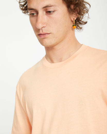 Solid Stone T-Shirt - Heller Pfirsich