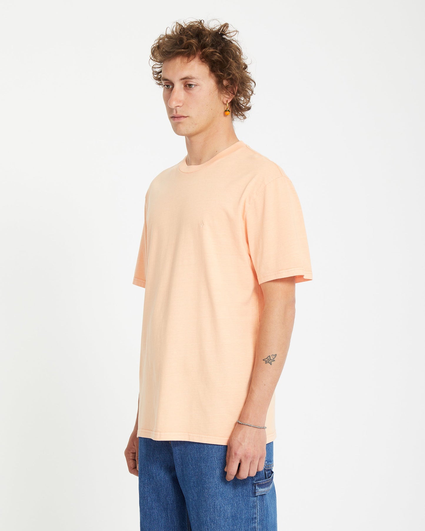 Solid Stone T-Shirt - Heller Pfirsich
