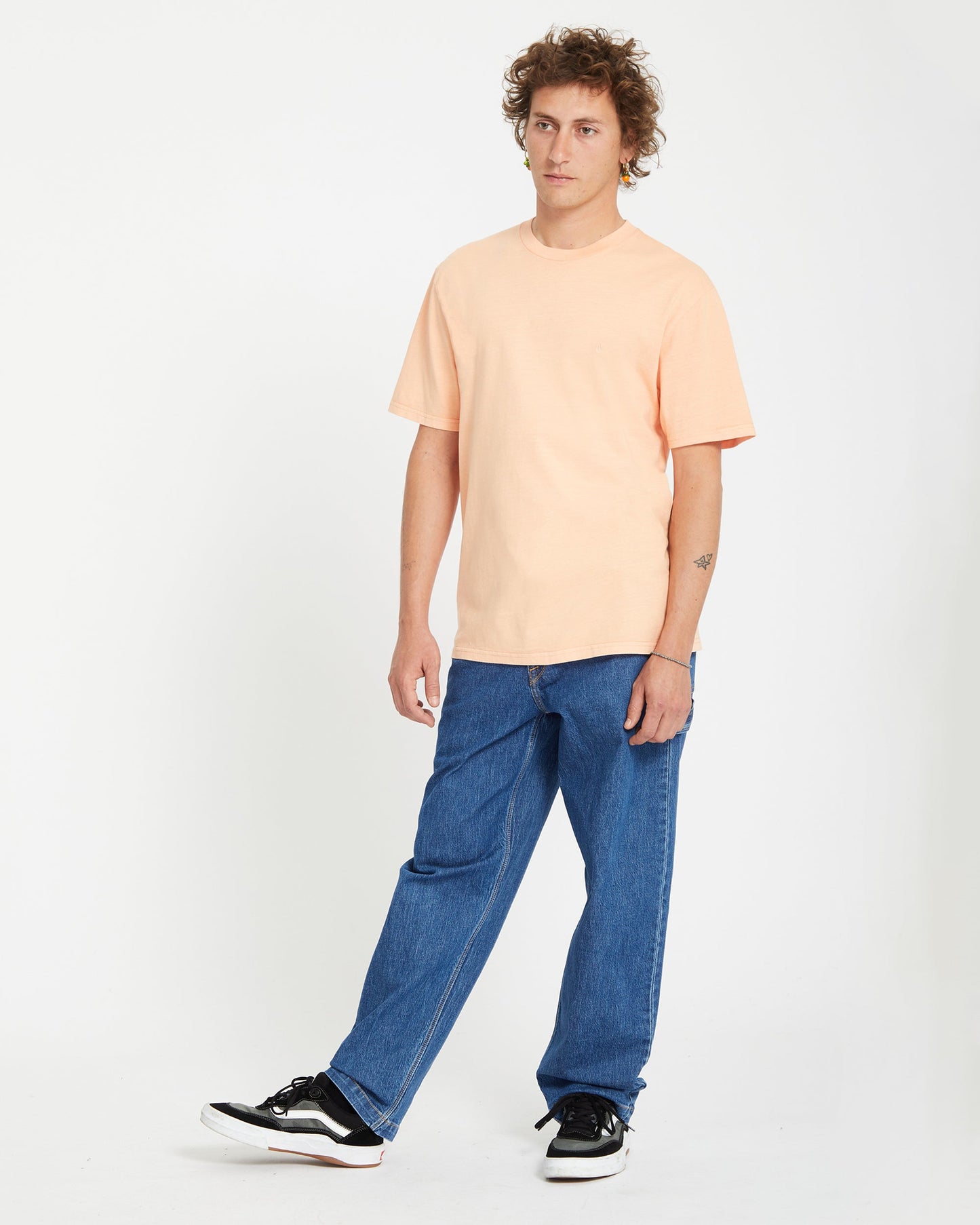Solid Stone T-Shirt - Heller Pfirsich