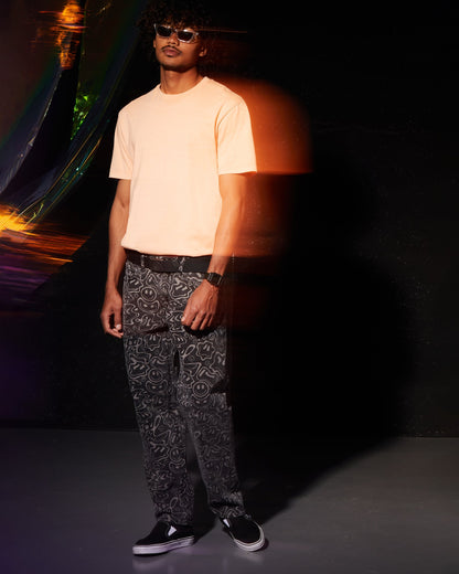 Solid Stone T-Shirt - Heller Pfirsich