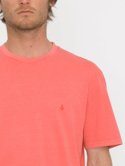 Solid Stone T-Shirt - GEWASCHENES RUBIN