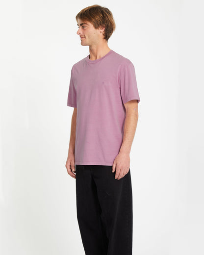 T-shirt Solid Stone - STEEL PURPLE